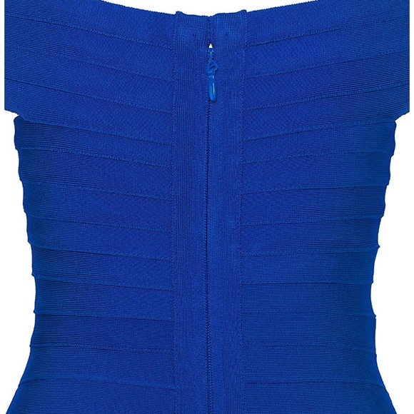 BLUE Girls Night Out Bandage Dress *NWT* - Picture 5 of 6
